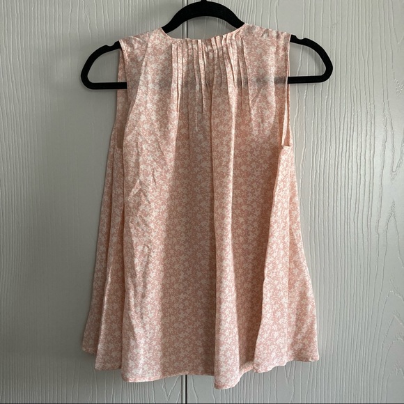 Madewell Bellshift Nightlily Pink Silk Blouse Size XS - Picture 3 of 9